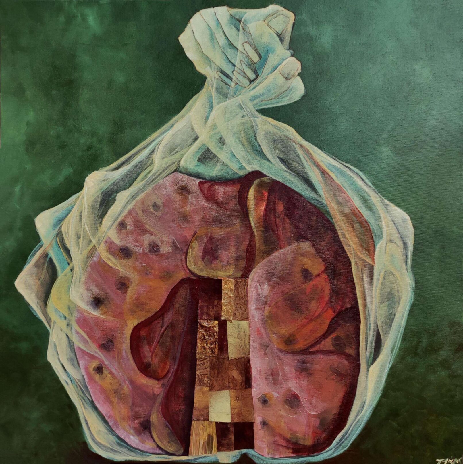 painting by Marina Tziara, Whole, 2023